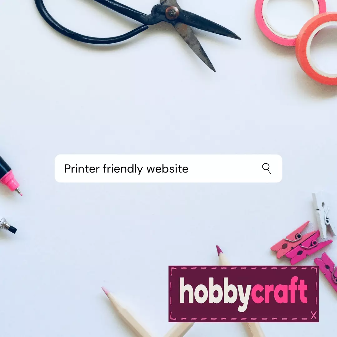 Hobbycraft website development